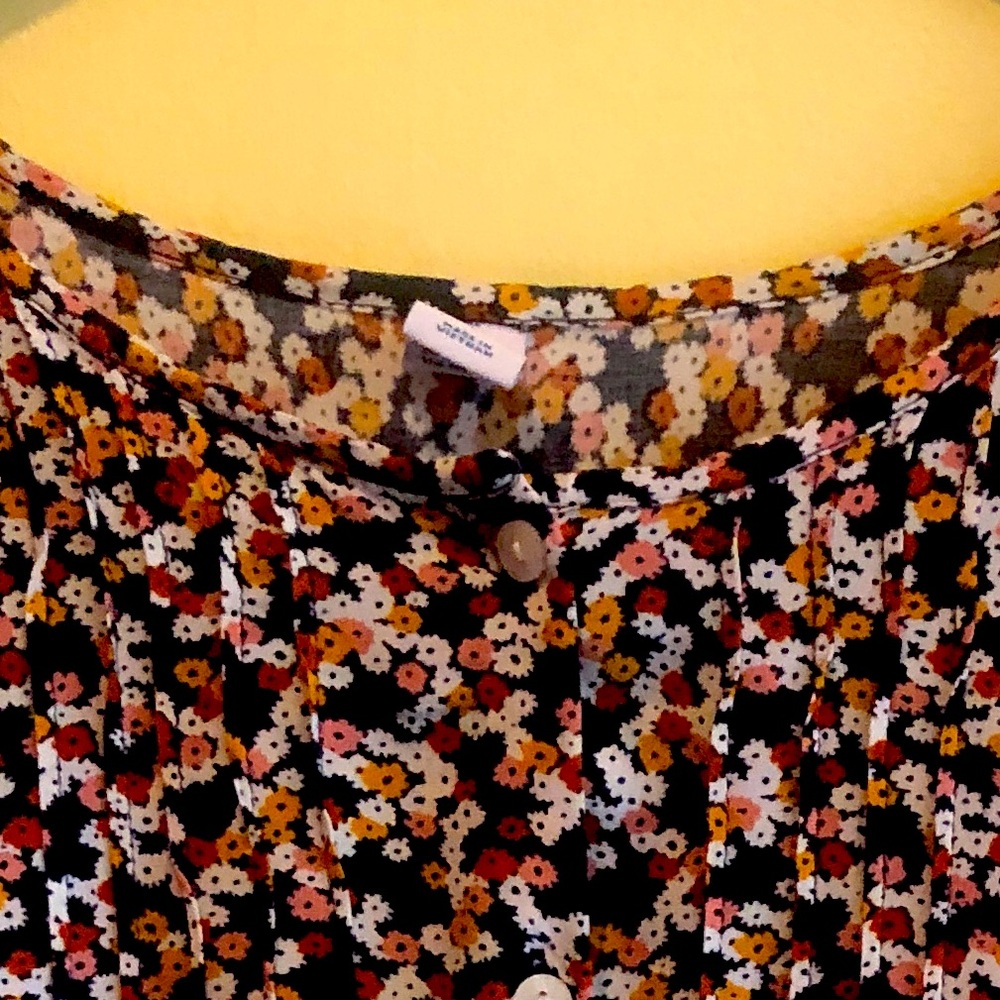 Floral Button-Up Blouse